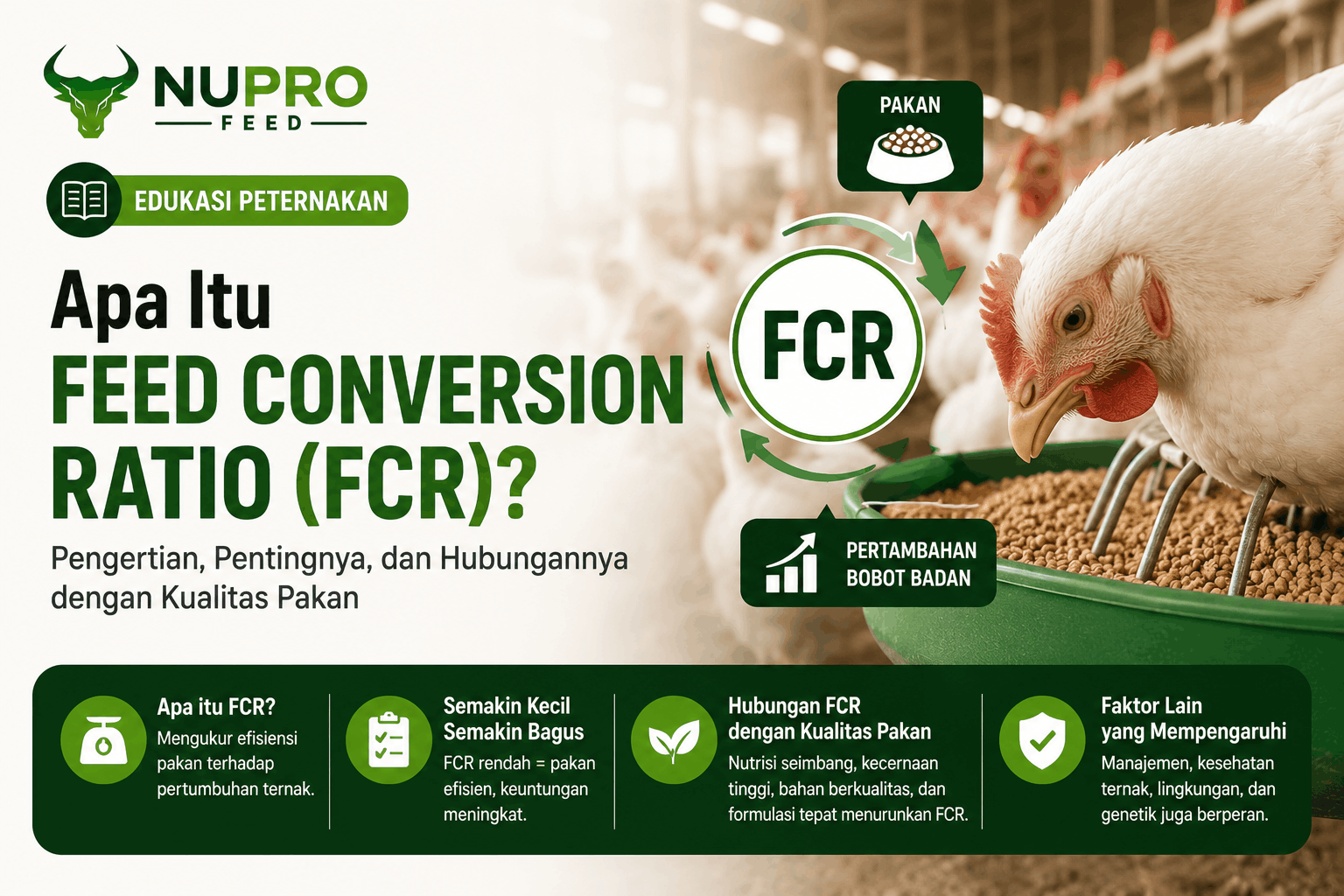 Apa Itu Feed Conversion Ratio (FCR)?